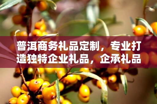 普洱商务礼品定制，专业打造独特企业礼品，企承礼品供应链引领行业新风尚